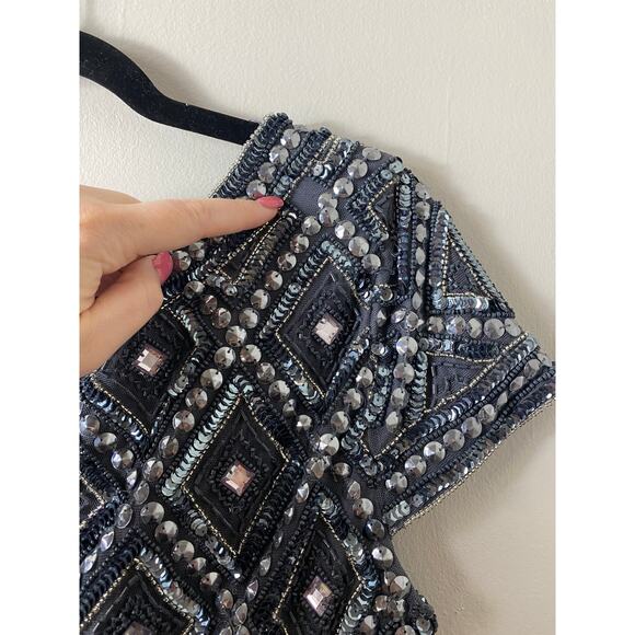 ADRIANNA PAPELL DRESS 10 COCKTAIL PARTY WEDDING GUEST FESTIVE HOLIDAYS - Picture 15 of 16